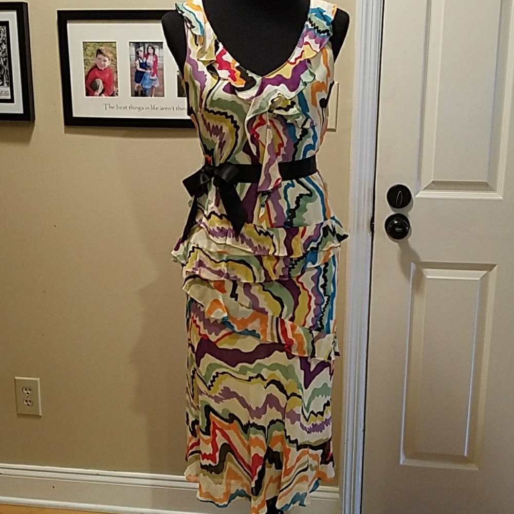 Anthropologie silk dress
